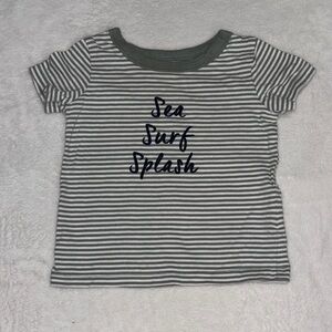 Rise Little Earthling Striped Shirt sea surf splash
